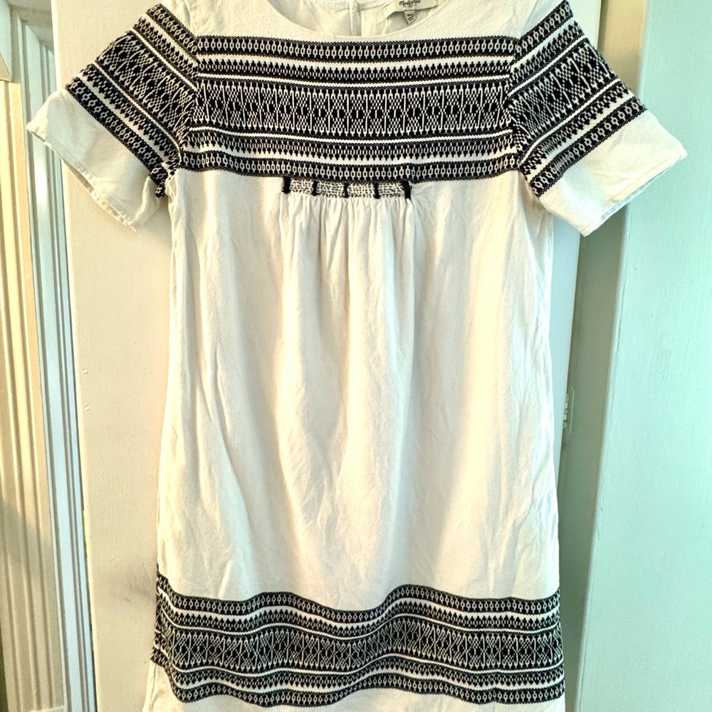 Madewell Cabana Jacquard embroidered Dress XS - Picture 5 of 10